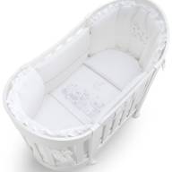 Овальная кровать Italbaby Happy Family Oval белая