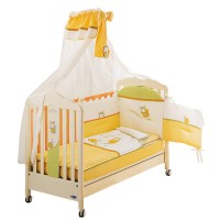 Комплект постельного белья для кроватки Tulipano желто-оранжевый